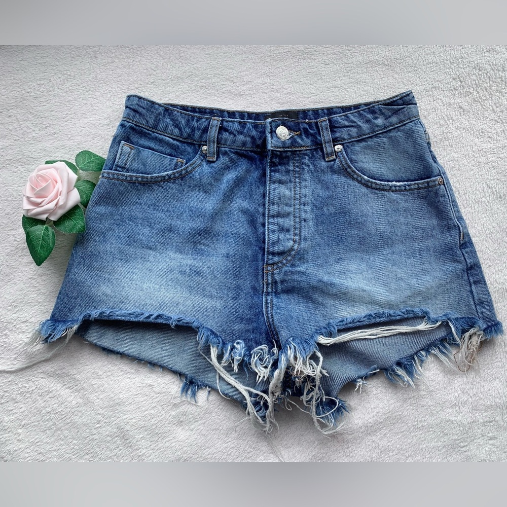 Tailor Made Frayed Jean Shorts